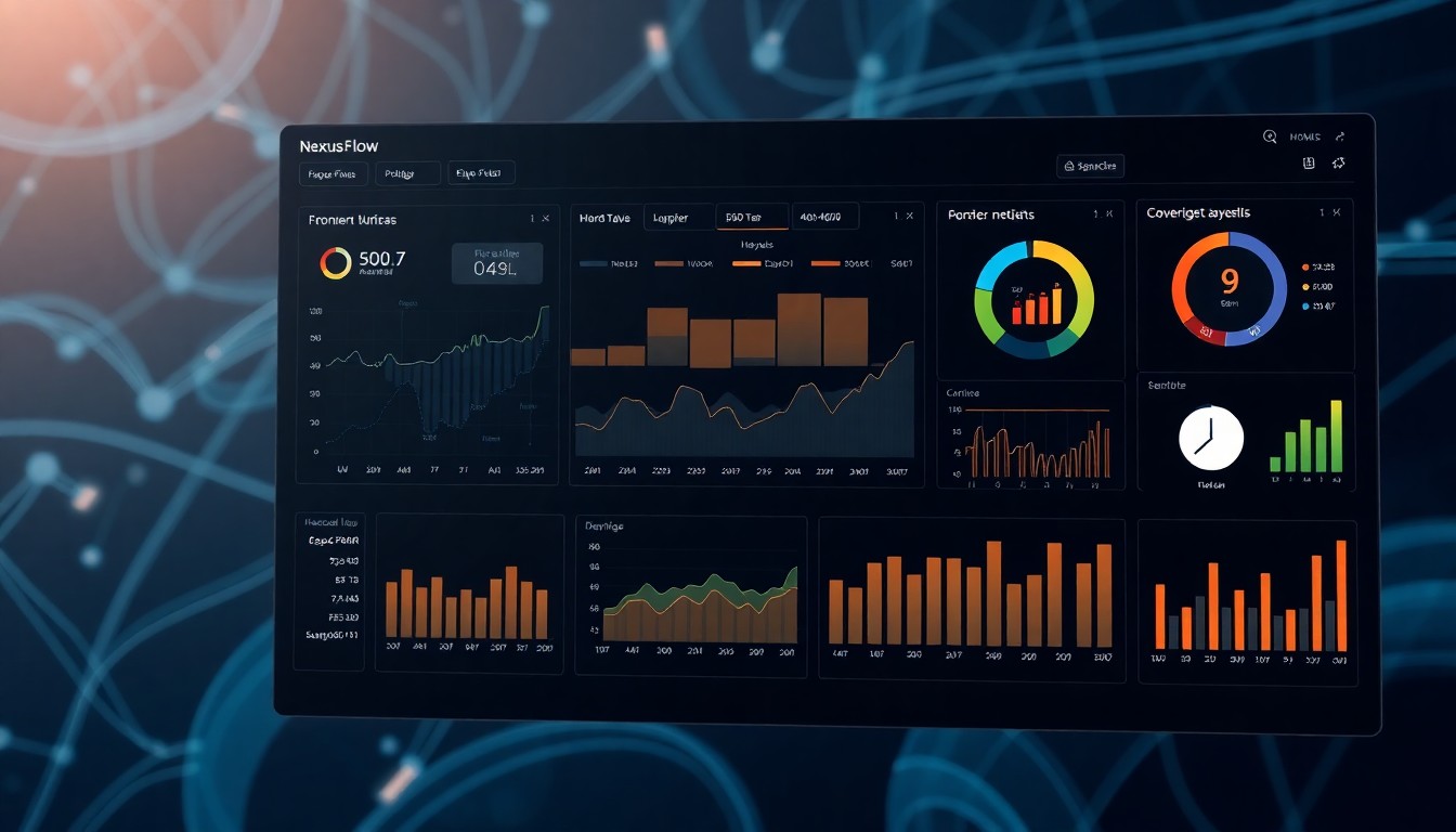 NexusFlow AI platform dashboard arayüzü